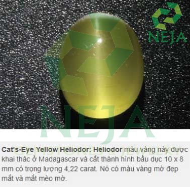 heliodor mắt mèo