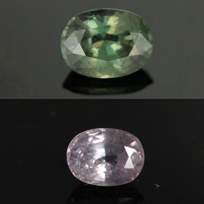 hiệu ứng thay thổi màu sắc của alexandrite