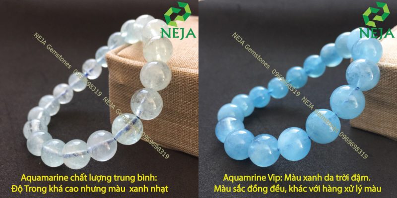 phân biệt aquamarine thường và vip