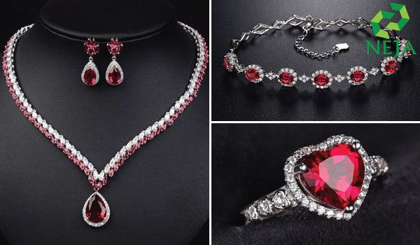 trang sức đá ruby