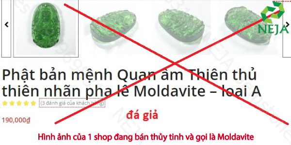 phân biệt đá moldavite thật giả