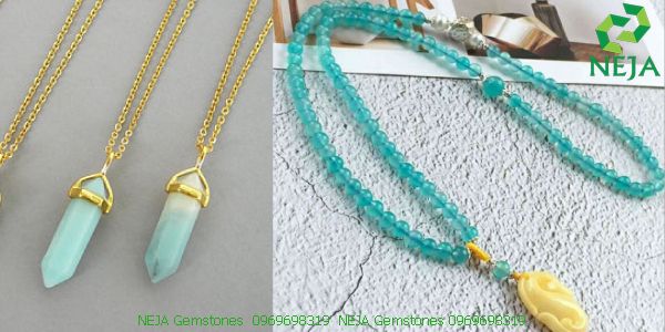 trang sức đá amazonite