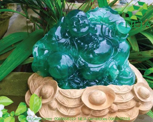 tượng phật bằng đá fluorite